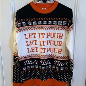 Black and Orange Men's Sweater